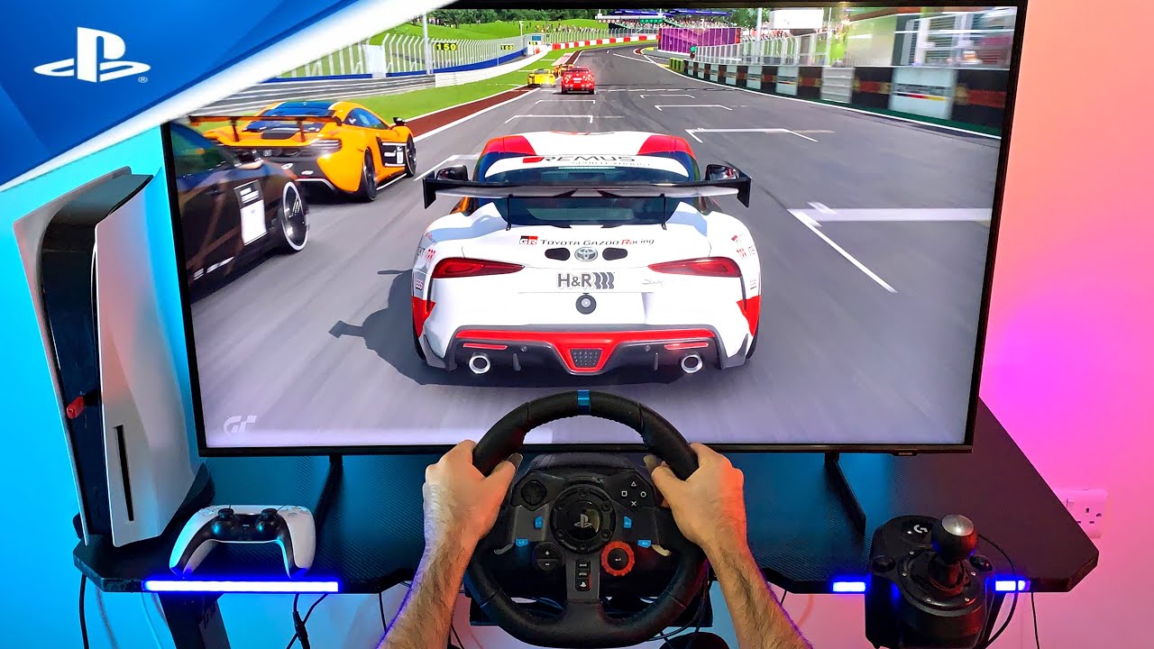 Gran turismo 7 on ps5 with Logitech g29 it&rsquo;s just amazing