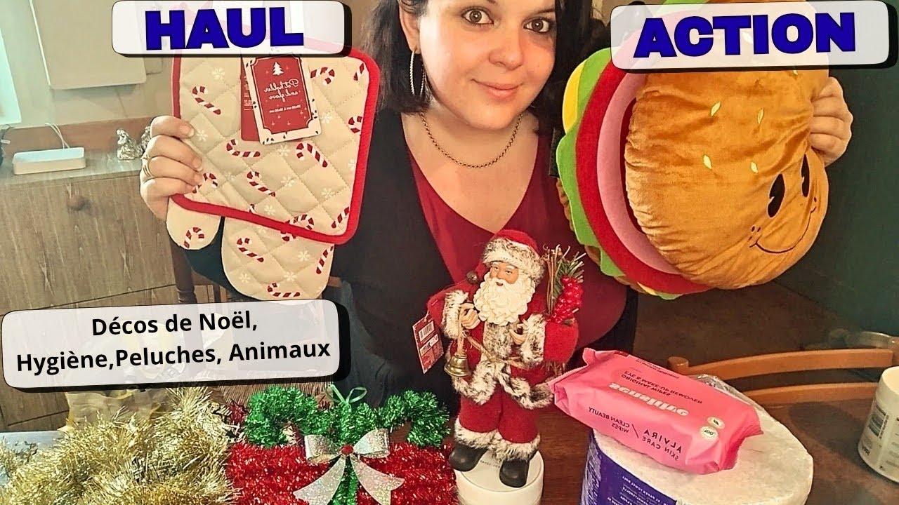 HAUL ACTION 🛍️                                      #action #christmas #haul #cleaning 
