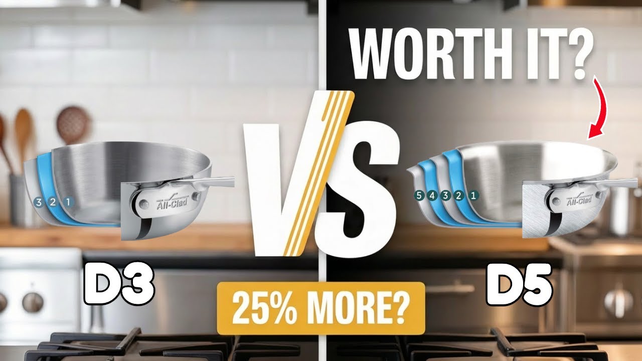 All-Clad D3 против D5 🍳 | Действительно ли обновление на 25% стоит дороже?