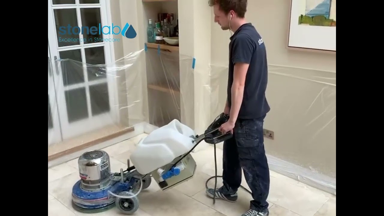 Travertine Floor Restoration.