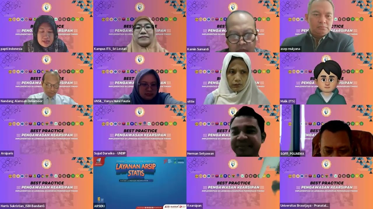 Best Practice Pengawasan Kearsipan Perguruan Tinggi Indonesia