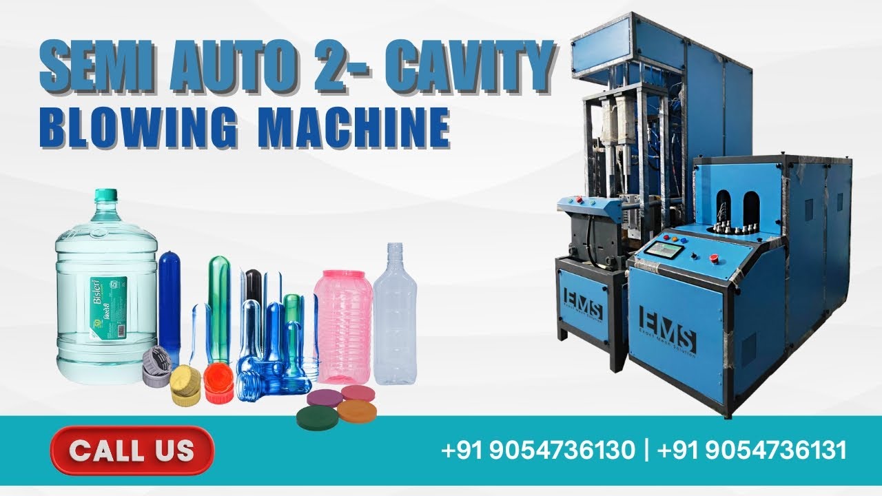 2 Cavity Blow Molding Machine | PET Bottle Manufacturing Process