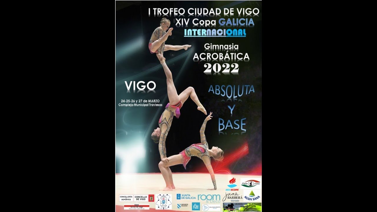 XIV COPA GALICIA INTERNACIONAL DE GIMNASIA ACROBÁTICA SABADO TARDE