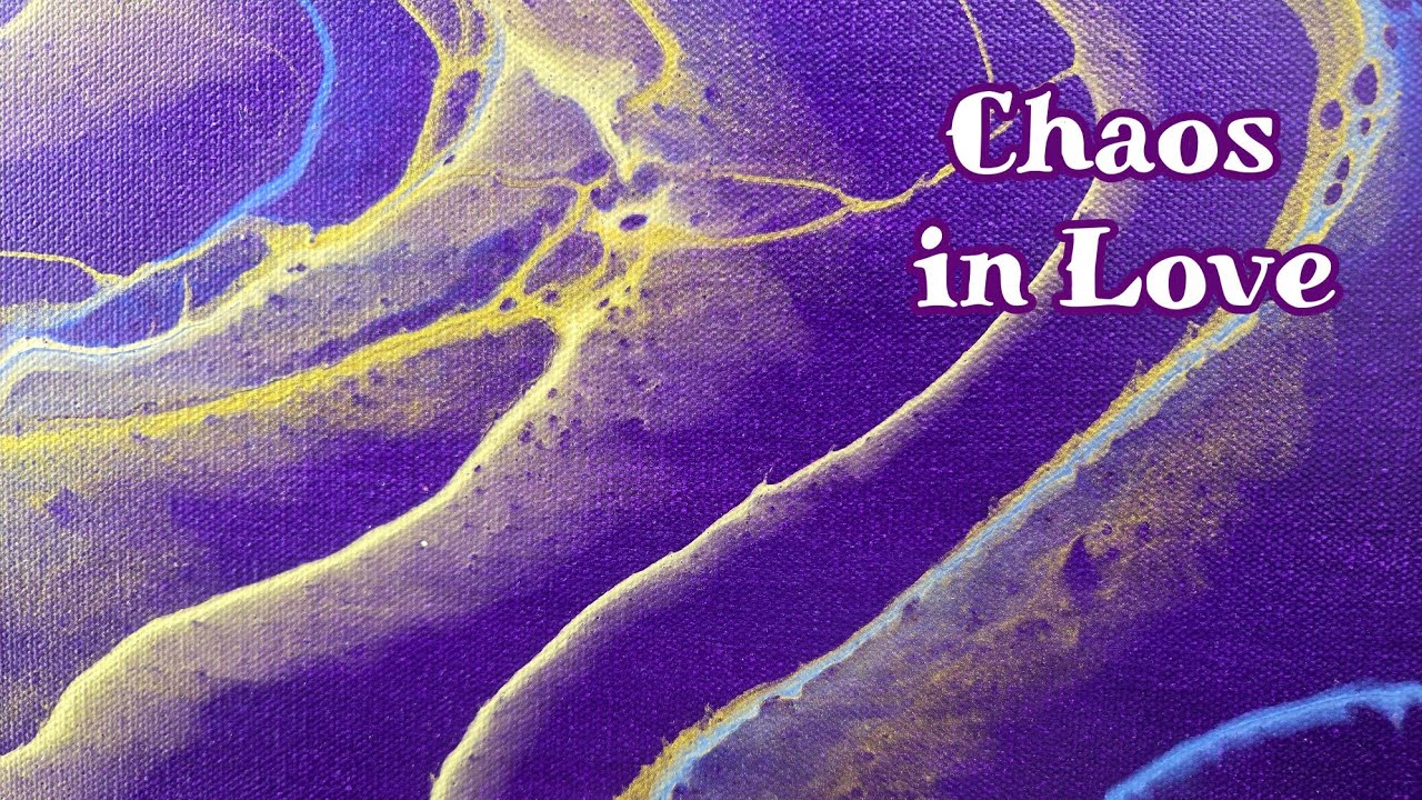 Chaos In Love ✨️ Transparent Base Chaos Creating Purple and Gold Magic