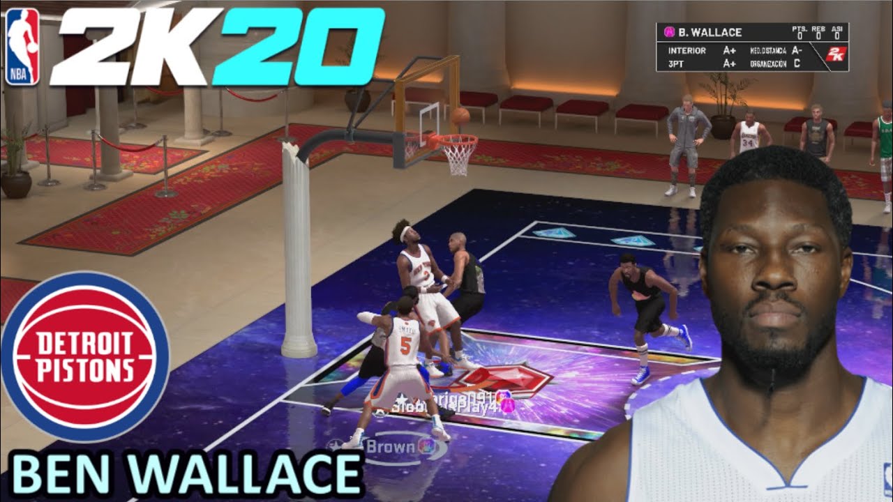 Triple Amenaza Online 2K20 - BEN WALLACE, el heredero de Rodman en los Pistons || Gameplay Español
