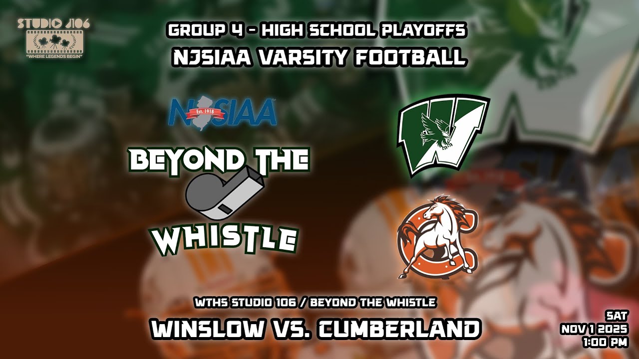 11/1/25 Winslow Vs Cumberland NJSIAA Varsity Football First Round Playoff Game (Group 4)