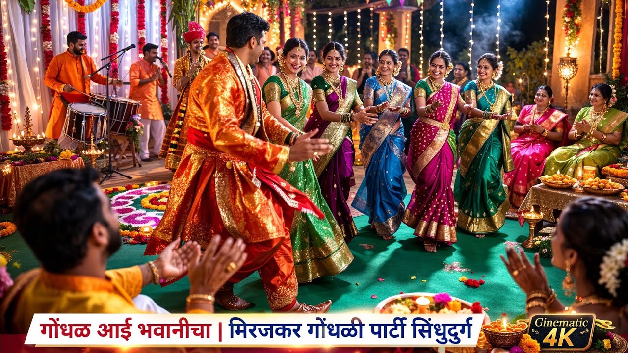गोंधळ आई भवानीचा | मिरजकर गोंधळी पार्टी सिंधुदुर्ग | Gondhal Shirke Family Sindhudurg 