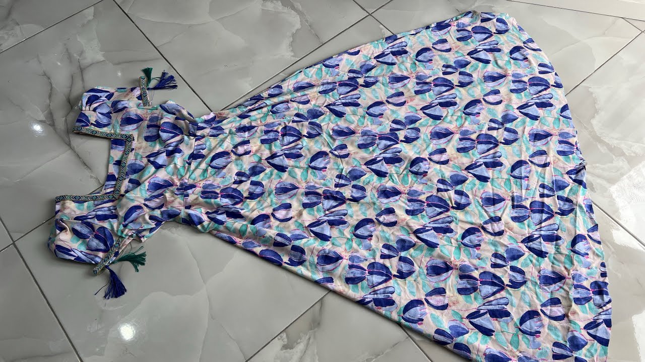 قندورة 👗صيفية تهبل😍 باسهل طريقة✂️📏