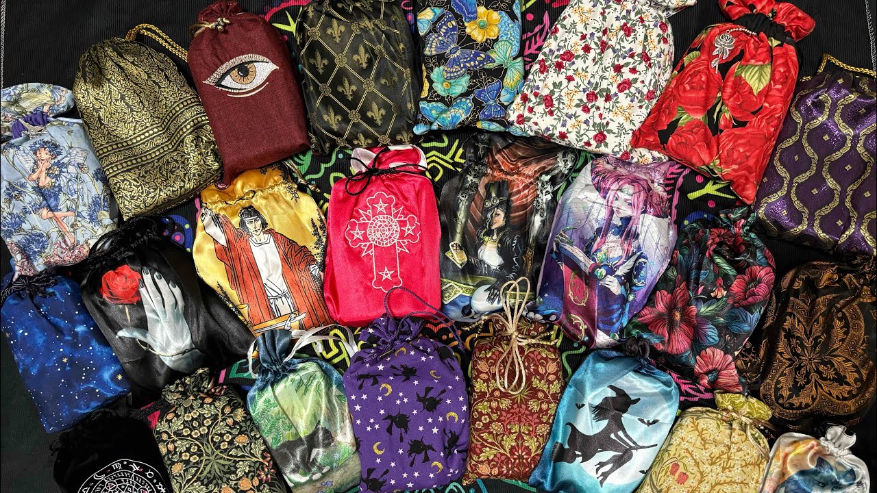 А что в мешке??😮🧐Красивые авторские  (и не только) мешочки для карт Таро. 78 колод Таро😱😱