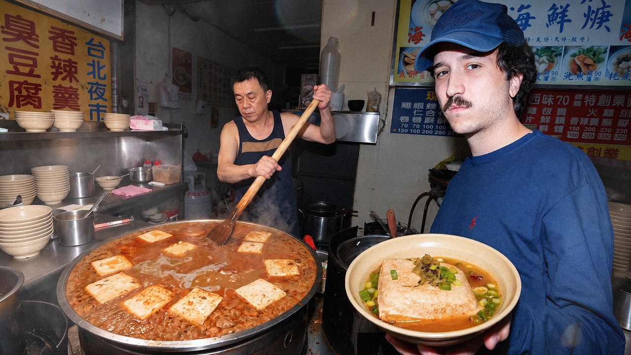 Probando Comida Callejera RARA en Taiwan