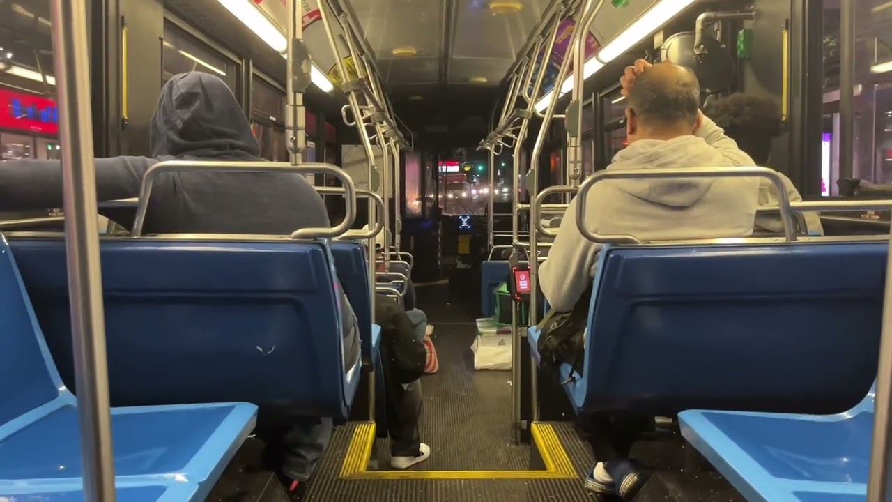 MTA Bus Onboard: 2006 Orion VII OG HEV 3510 On The Q41 with a kid attempting a knife attack