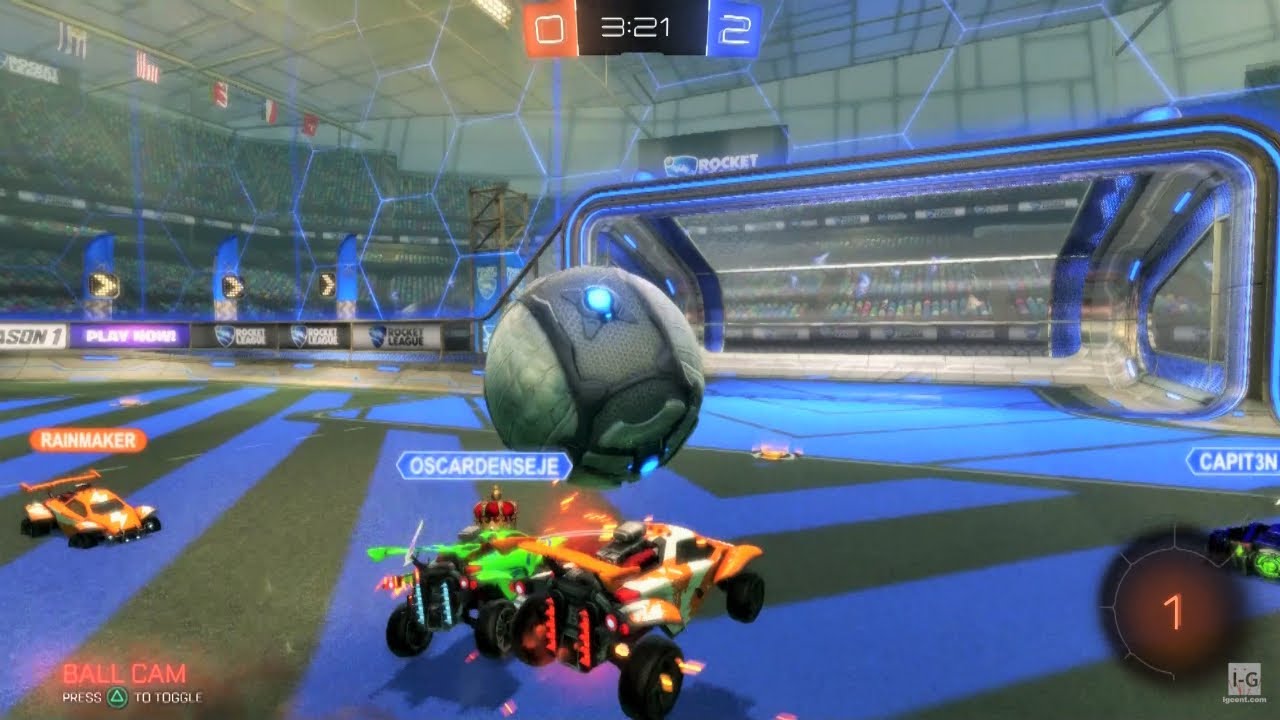 Rocket League - 4v4 Gameplay PS4 (1080p60fps)