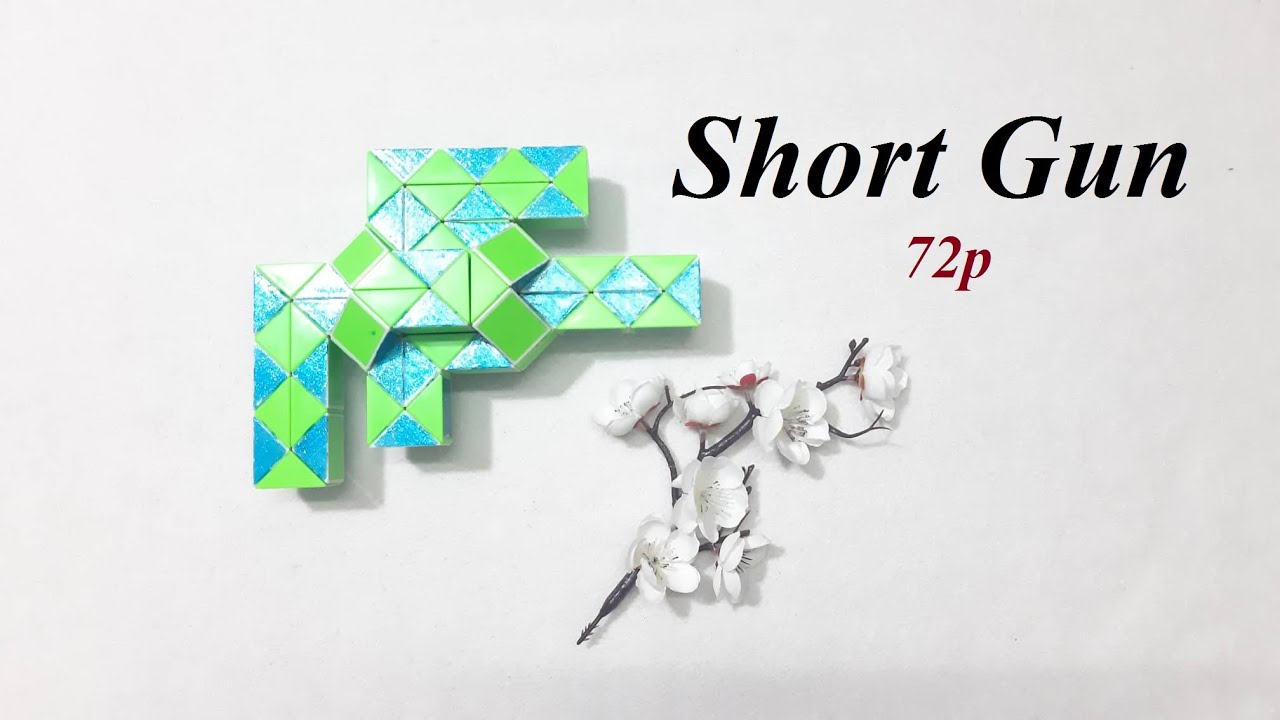 Rubik's Twist or Snake Cube 72 Pieces - Short Gun