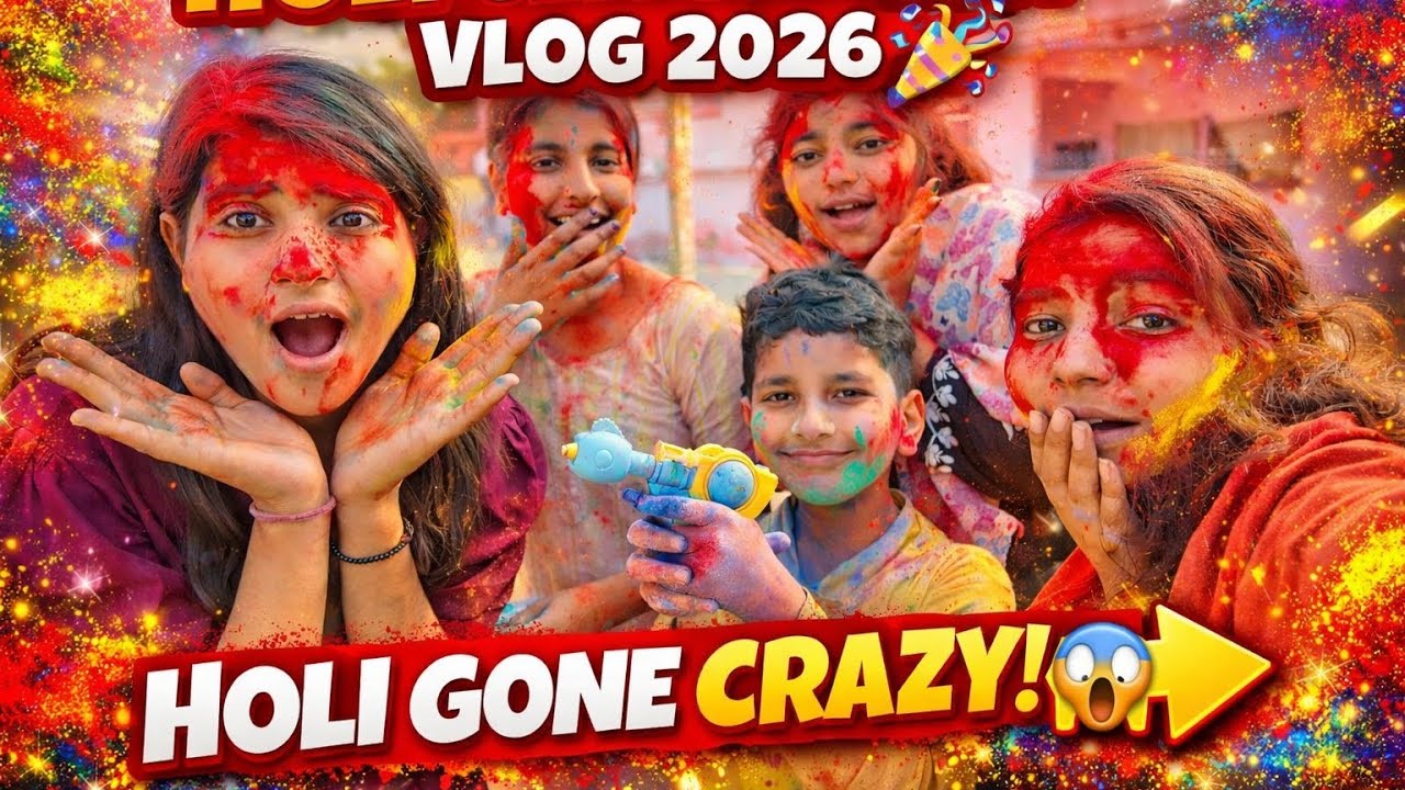 😱 Holi Gone Crazy 2026! | ye kya ho gaya ? 