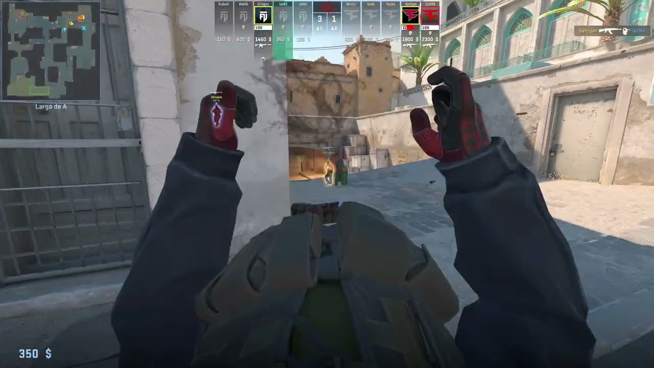 lauNX | 15-7 | CT A rotator on Dust2 (2,1) vs FaZe @ CS Asia Championships 2025