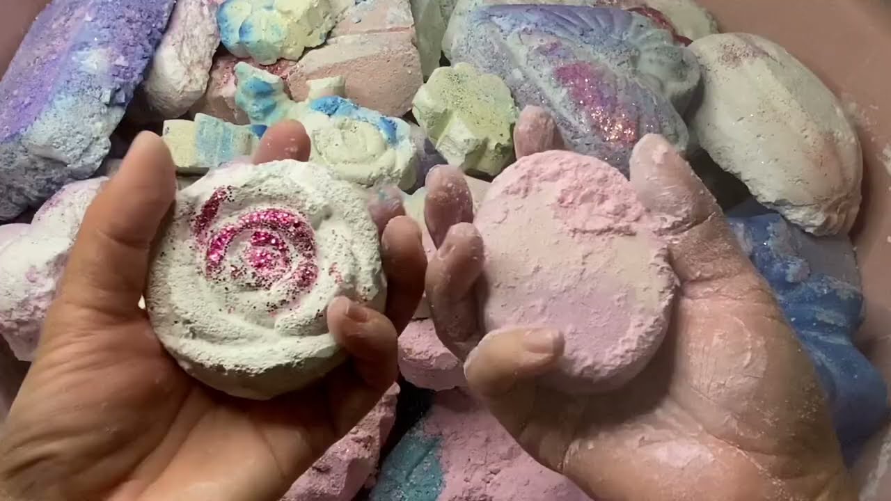 Pink Purple, & Turquoise | reformed soft gym chalk | Mass Crushing 200 +