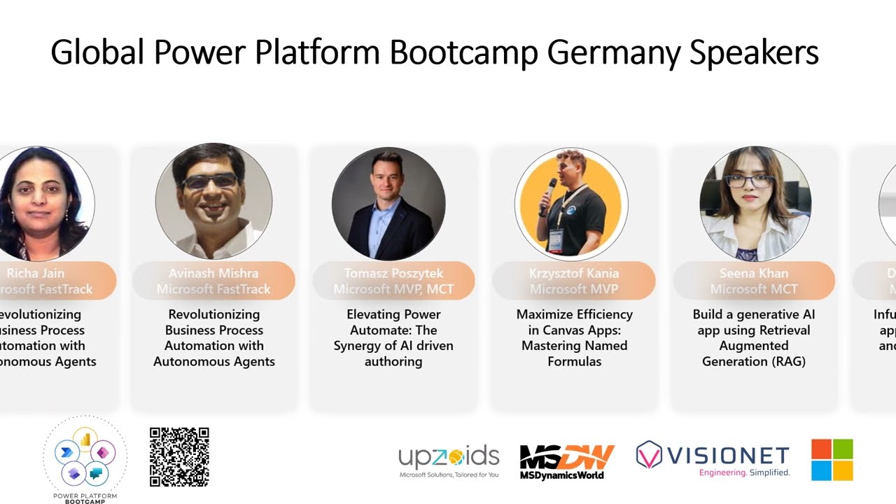Global PowerPlatform BootCamp Germany Speaker and Agenda Announcement