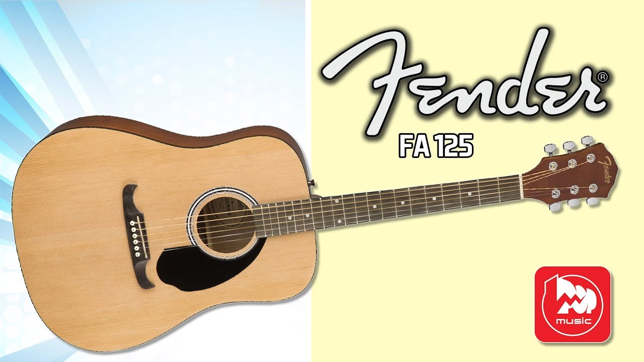 Недорогая акустическая гитара FENDER FA-125