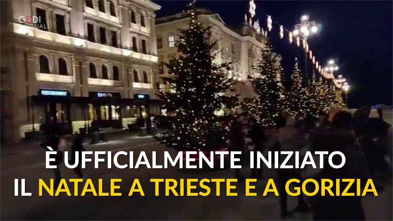 Luminarie a Trieste, Opicina e Gorizia: il Natale è ufficialmente iniziato