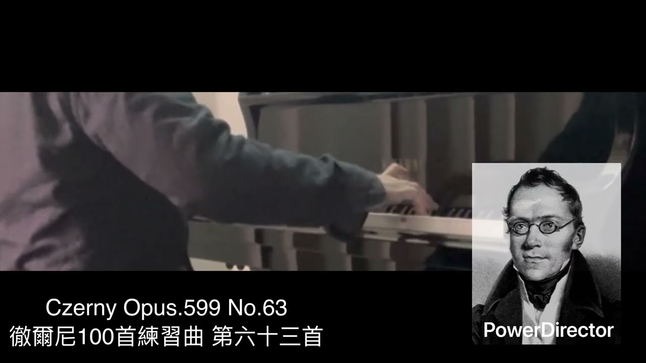 Czerny Opus.599 No.63 徹爾尼100首練習曲 第六十三首 （追逐）ツェルニー10一0番