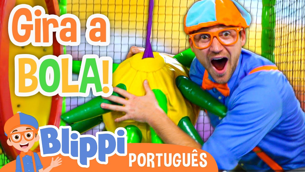 Gira a Bola com o Blippi! 🎊 Melhores Episódios do Blippi 🟠 Vídeos Educativos para Crianças
