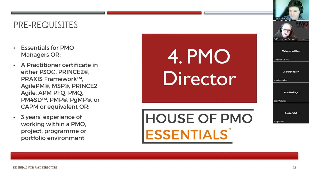 A Taster Session for the Essentials for PMO Directors Training Course