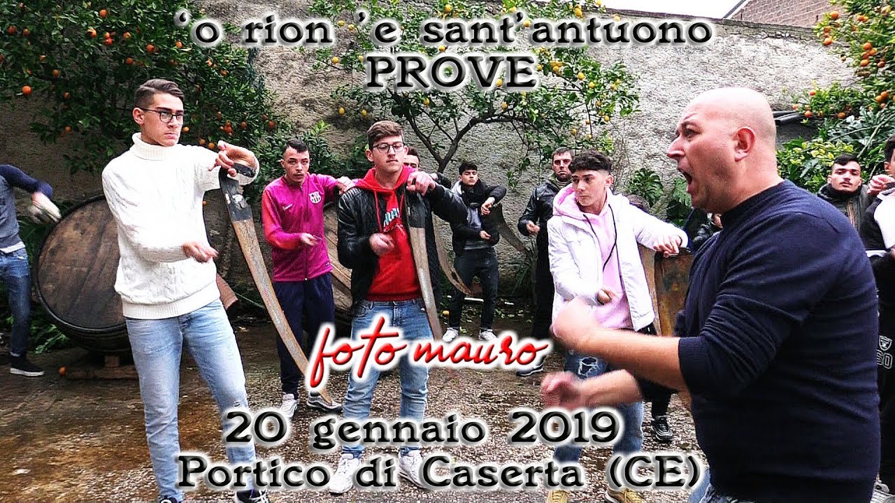 BOTTARI - 'o Rion 'e Sant'Antuono - PROVE Portico di Caserta (Caserta) 20 gennaio 2019