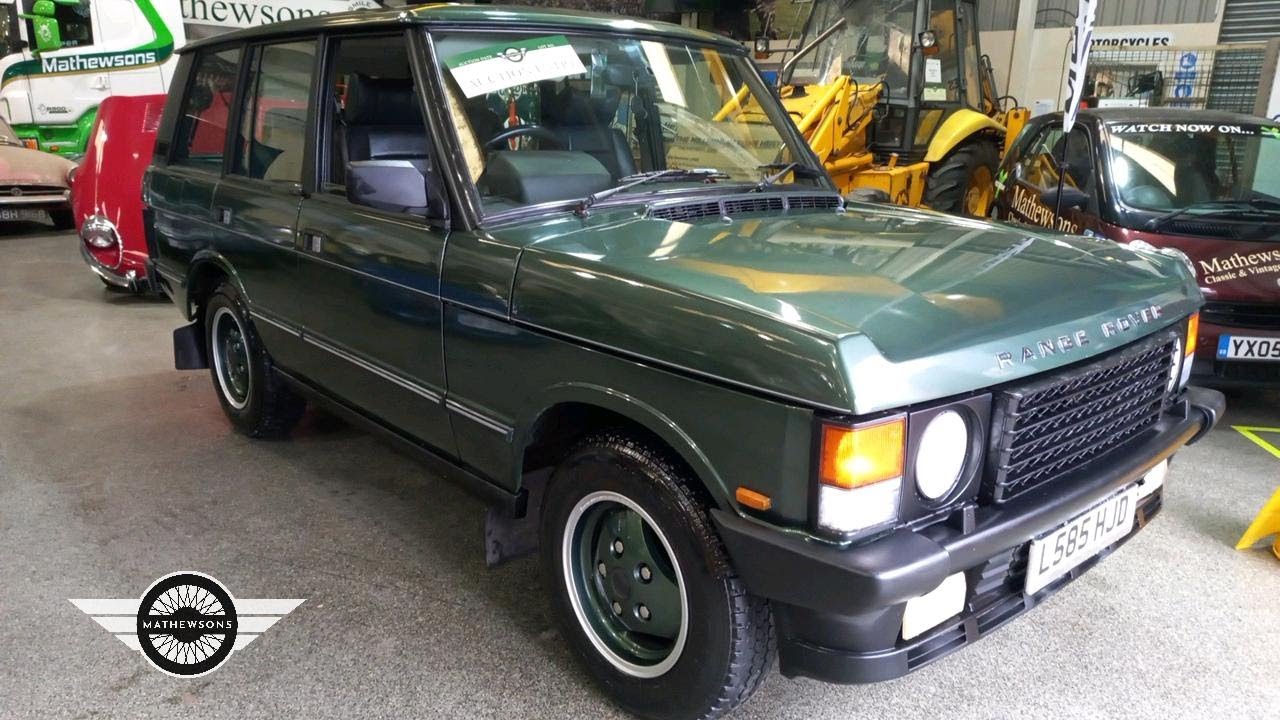 1994 LAND ROVER RANGEROVER VOGUE SE A | MATHEWSONS CLASSIC CARS | AUCTION: 16, 17 & 18 OCTOBER 2024