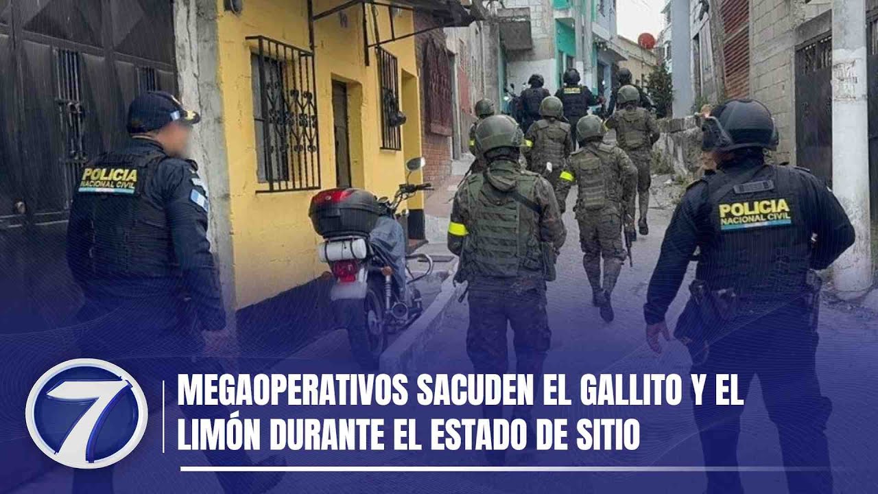 Megaoperativos sacuden El Gallito y El Limón durante el Estado de Sitio