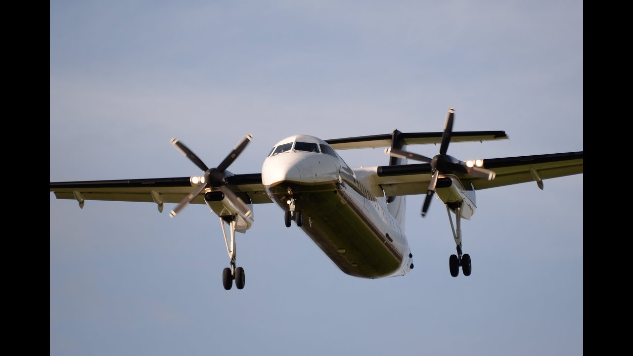 De Havilland Canada DHC-8-300's at Kelowna International Airport CYLW
