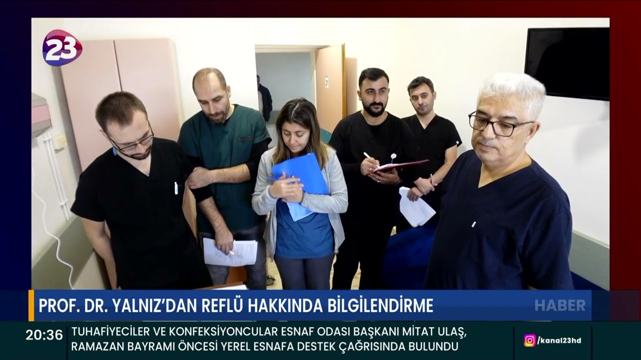PROF. DR. YALNIZ’DAN REFLÜ HAKKINDA BİLGİLENDİRME