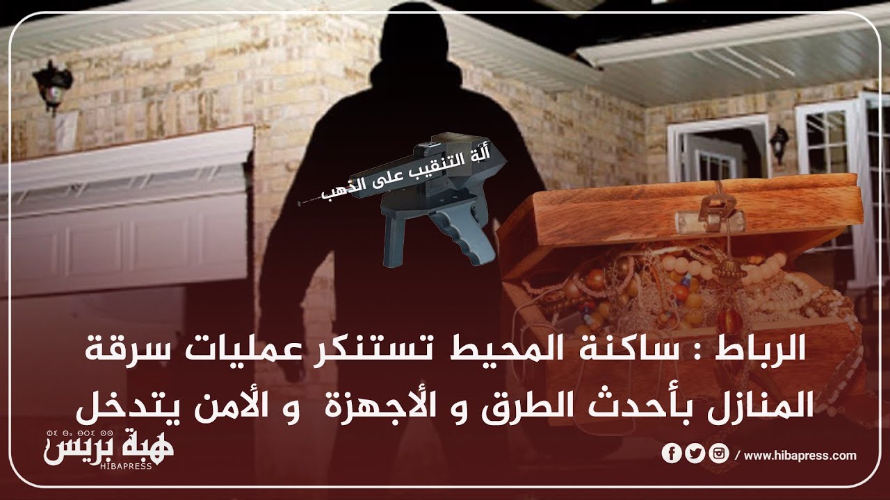 الرباط : ساكنة المحيط تستنكر عمليات سرقة المنازل بأحدث الطرق و الأجهزة والأمن يتدخل