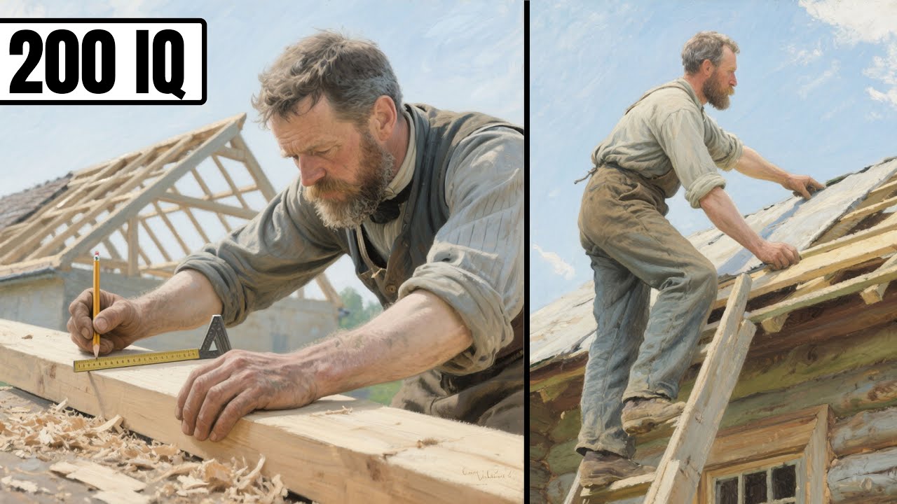Everyone Laughed When He Built a Second Roof Over His Cabin — Then the Blizzard Proved Him Right