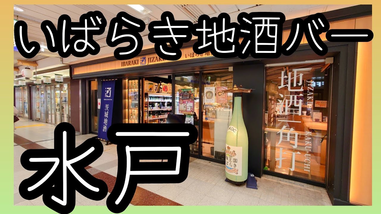 水戸駅ナカひとりぶらり【呑み鉄旅🍻】【昼飲み🍻】【角打ち🍶】いばらき地酒バー水戸