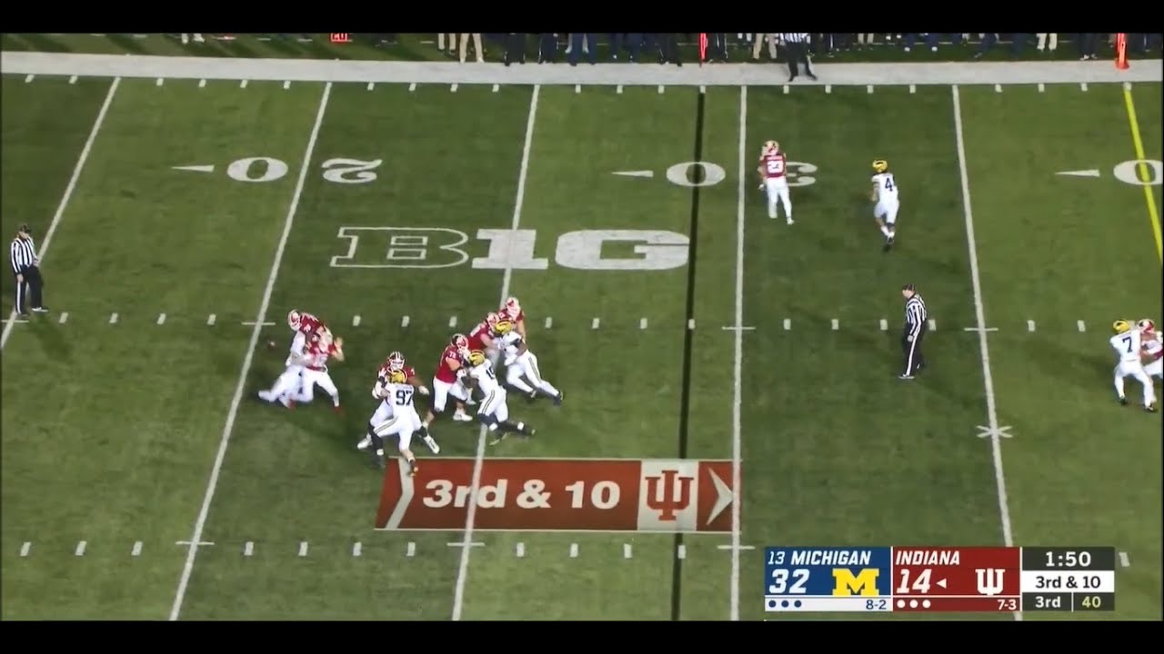 2019: Michigan 39 Indiana 14