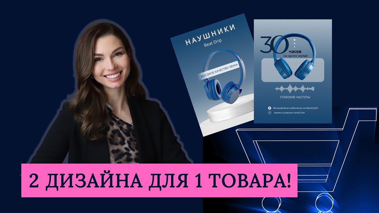 Как сделать ДВЕ карточки товара в Canva: быстрый дизайн для маркетплейсов и соцсетей!
