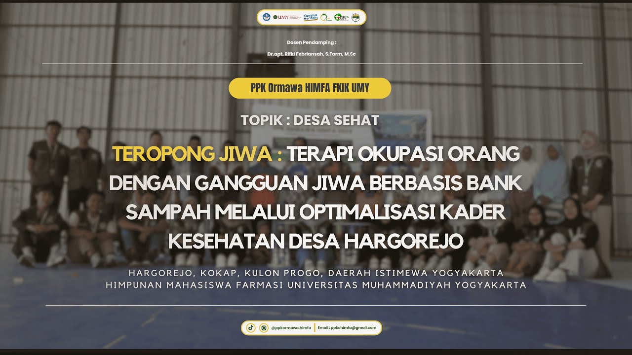 Video Profil Tim PPK ORMAWA HIMFA 2024 | TEROPONG JIWA wujudkan Desa Hargorejo Sehat Berkarya
