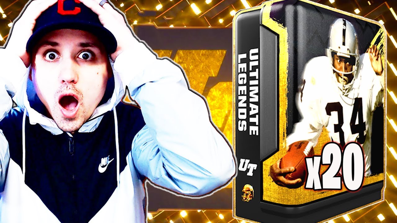 I OPENED 20 ULTIMATE LEGEND PACKS! I CAN'T BELIEVE THIS! MADDEN 23 ULTIMATE TEAM
