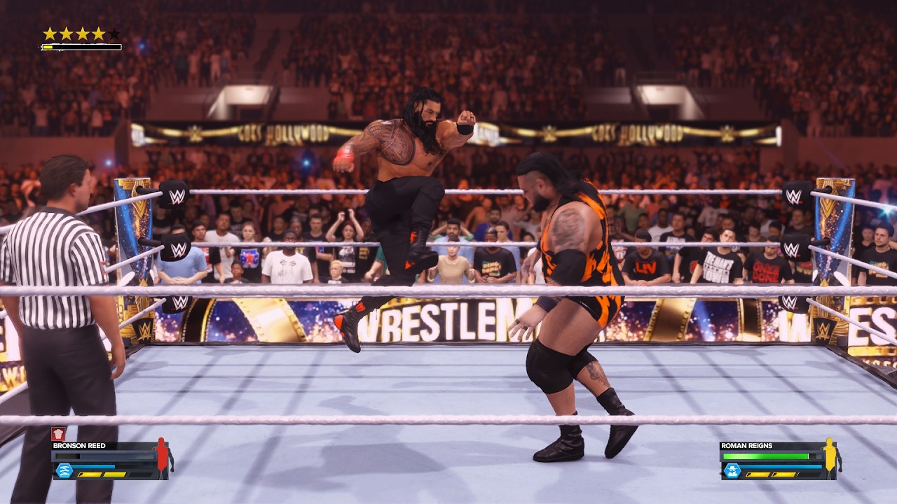 The Tribal Chief vs The Monster! Roman Reigns vs Bronson Reed – WrestleMania 2026 | WWE 2K24