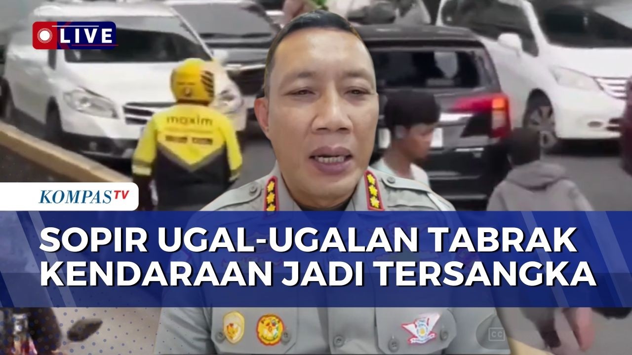[FULL] Polisi soal Temuan 4 Pelat Nomor Palsu dan Senjata Tajam dalam Mobil Ugal-ugalan di Jakpus