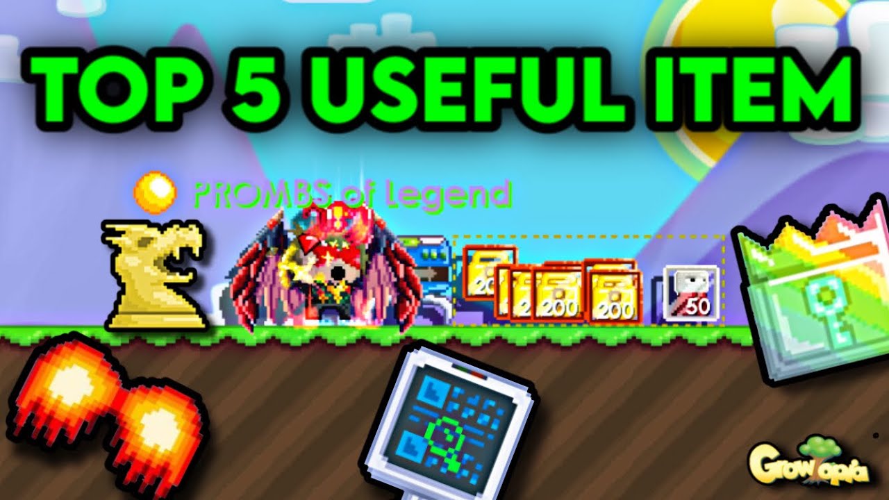 Top 5 Useful Items | GrowTopia