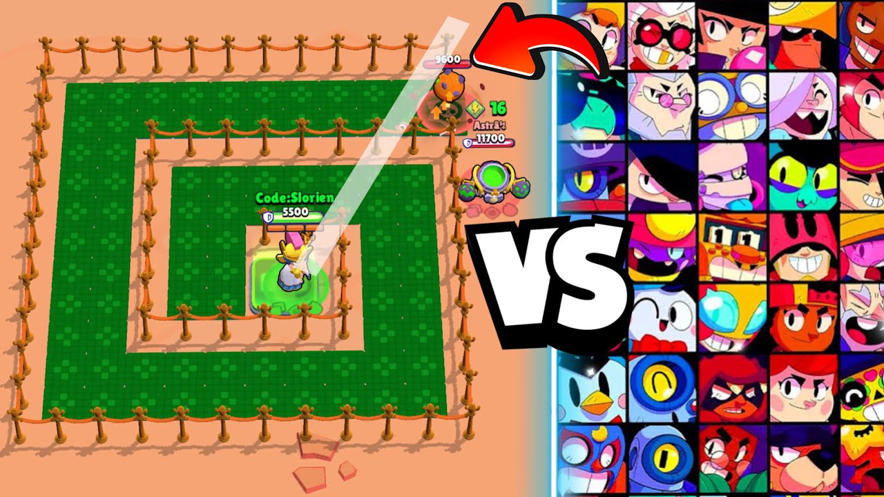 LABİRENT VS TÜM KARAKTERLER HANGİSİ KESEBİLECEK ?? BRAWL STARS