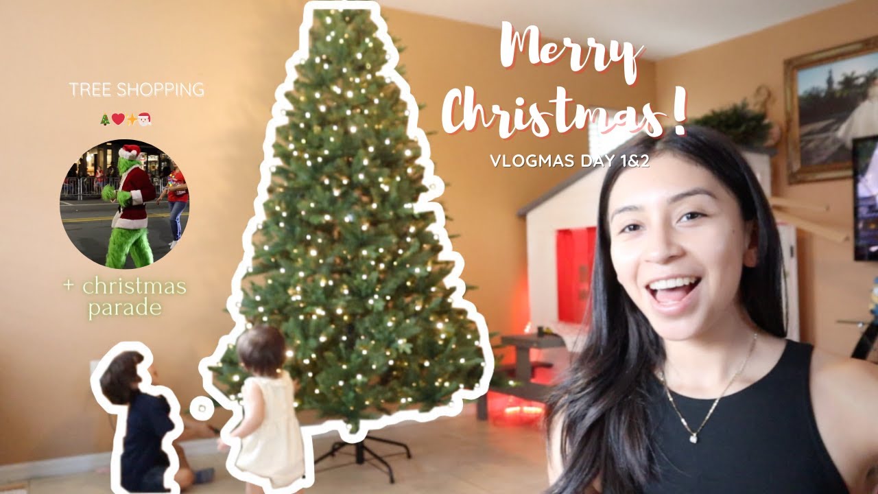 HOLIDAY SHOPPING VLOG + DECORATING🎄✨🤍 | VLOGMAS DAY 1&2