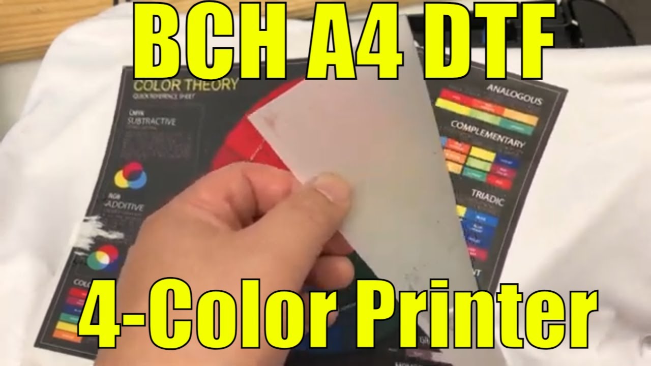 Setup and Configure Your BCH 4-Color A4 DTF Desktop Printer!