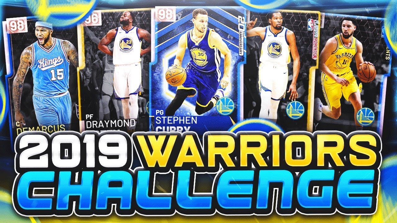 2019 WARRIORS SQUAD CHALLENGE! CAN THEY BEAT ANY TEAM IN NBA 2k19 MyTEAM