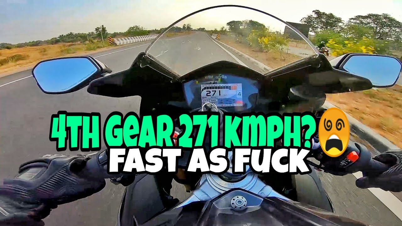 APRILIA RSV4-RR 2019 Madness in INDIA