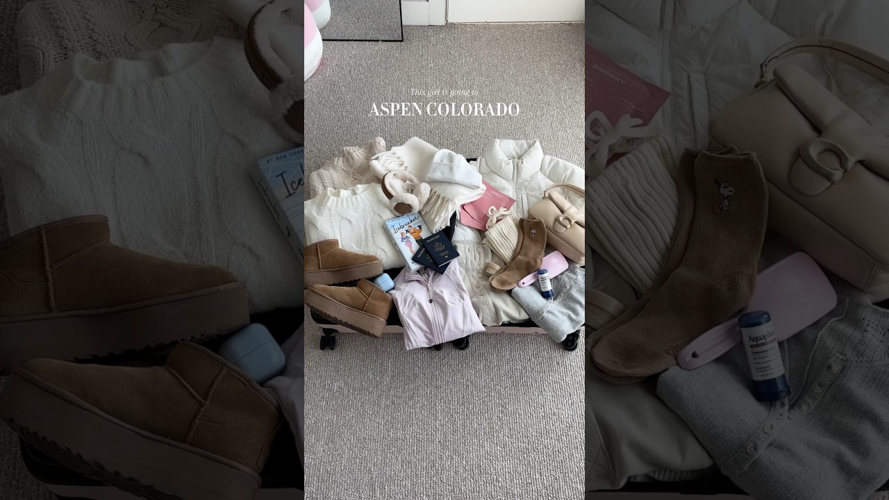 Stay tuned for a pack with me 🤭🏔️ #aspen #colorado #apresski #aspencolorado #aesthetic #travel
