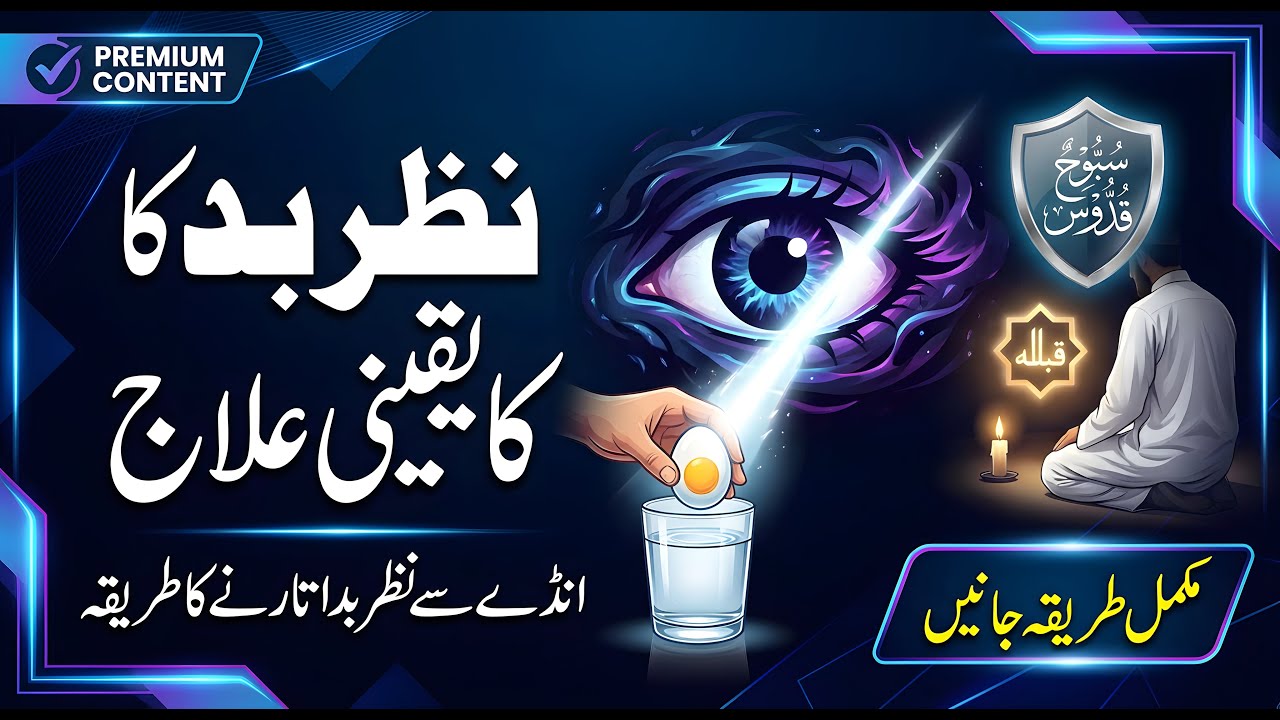 Nazar e Bad Ka Tor Sirf 3 Din Mein - Nazar e Bad  ki Alamat Aur Ilaj Mukammal Tareeqa