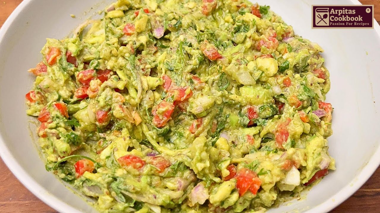 Avocado Dip Recipe | Best Homemade Guacamole Recipe | Avocado Dip Recipe for Toasts, Nachos or Chips