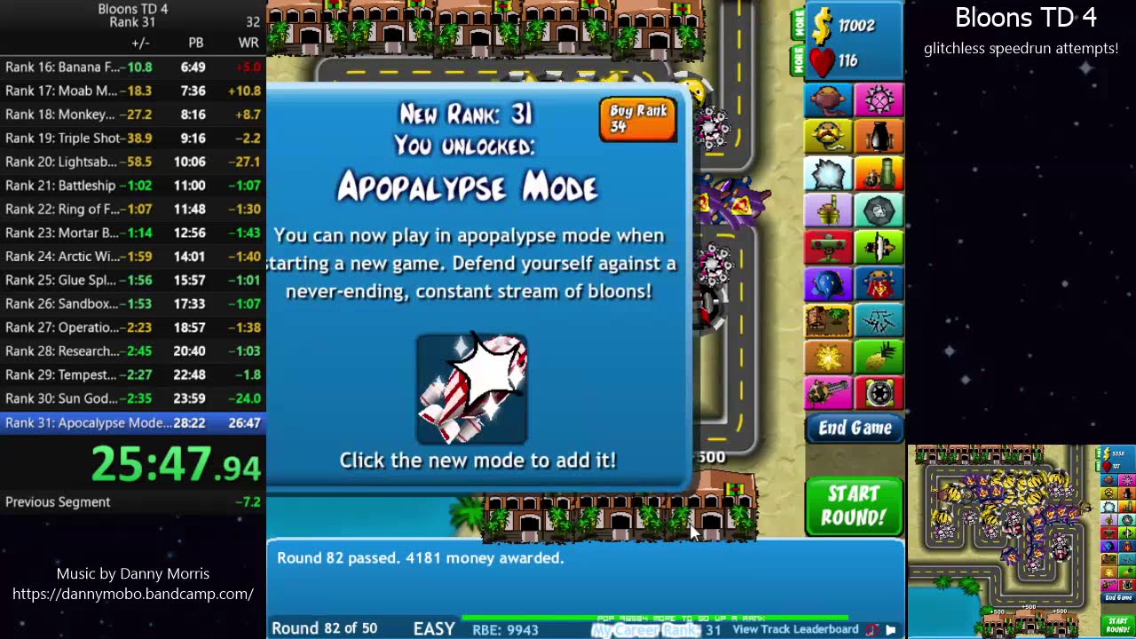 When you think you got world record but... - Bloons TD 4 speedrun highllight